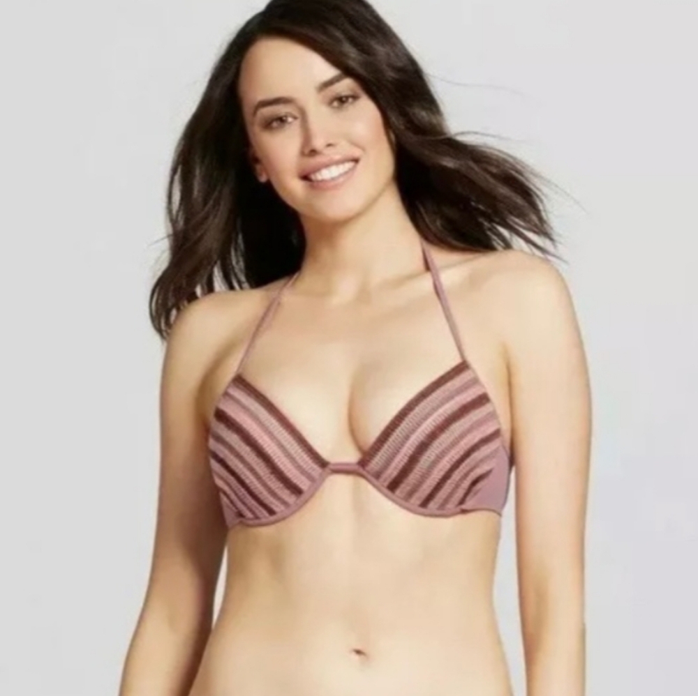 Shade & Shore Women's Shore Crochet Bikini Top Size 38D